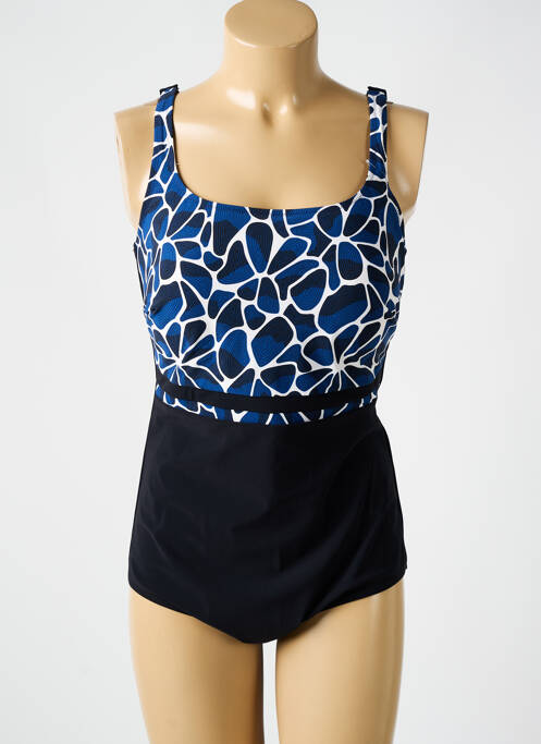 Maillot de bain 1 pièce imprimé fantaisie haut soutien-gorge avec mousse de rembourrage amovible noir ANITA femme