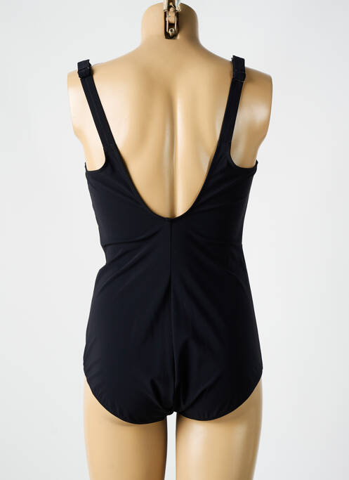 Maillot de bain 1 pièce imprimé fantaisie haut soutien-gorge avec mousse de rembourrage amovible noir ANITA femme
