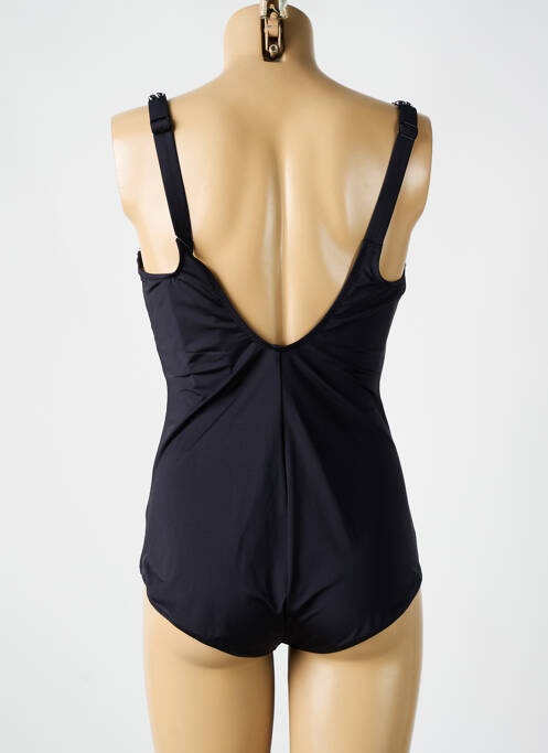 Maillot de bain 1 pièce imprimé fantaisie haut soutien-gorge avec mousse de rembourrage amovible noir ANITA femme