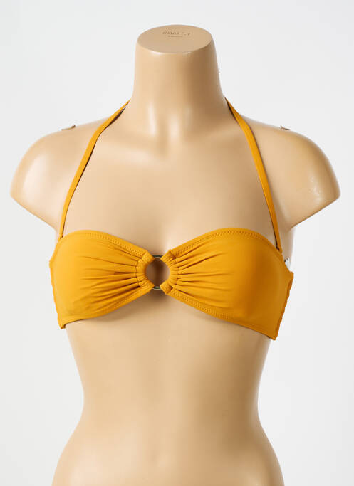 Haut de maillot de bain jaune AUBADE pour femme