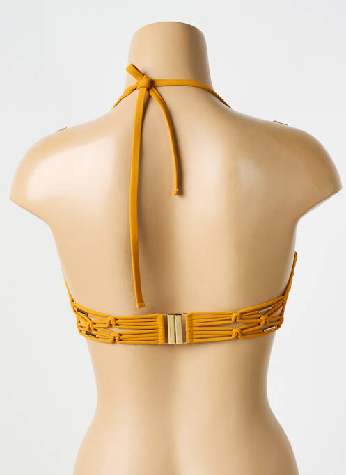 Haut de maillot de bain jaune AUBADE pour femme