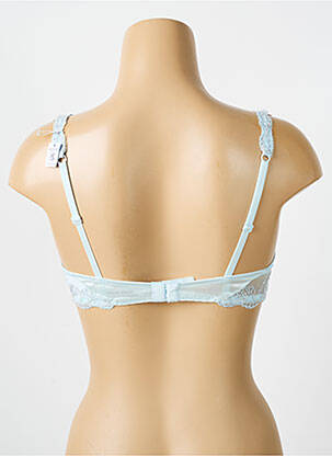 Soutien-gorge broderie haut soutien-gorge emboitant bleu LISE CHARMEL femme