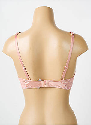 Soutien-gorge effet matière satinée haut soutien-gorge emboitant rose LISE CHARMEL femme