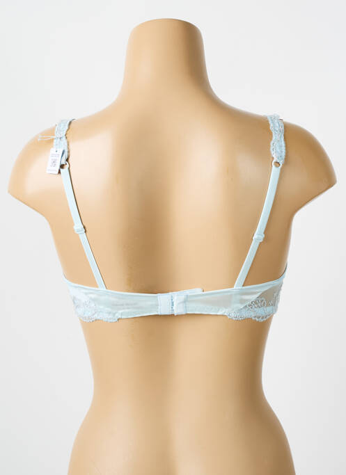 Soutien-gorge broderie haut soutien-gorge emboitant bleu LISE CHARMEL femme