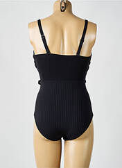 Maillot de bain 1 pièce noir EMPREINTE pour femme seconde vue