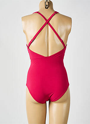Maillot de bain 1 pièce bretelles élastiquées ajustables rose SIMONE PERELE femme