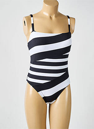 Maillot de bain 1 pièce imprimé fantaisie noir ANDRES SARDA femme
