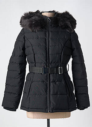Doudoune poches a capuche noir REDSKINS femme