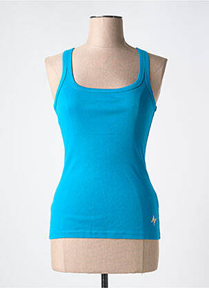 Débardeur coupe ajustée sans manche bleu REDSOUL femme