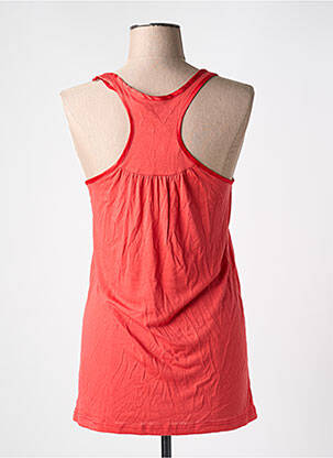 Débardeur stretch sans manche rouge REDSOUL femme
