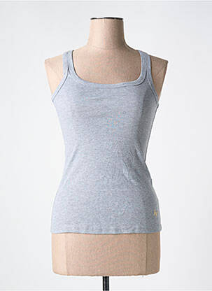 Débardeur coupe ajustée sans manche gris REDSOUL femme