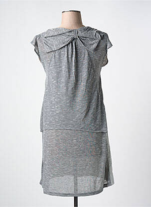Robe courte manches courtes manches courtes gris REDSOUL femme