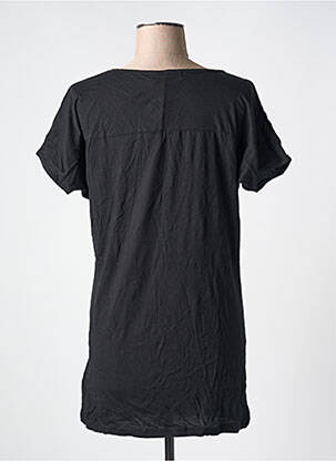 Tunique manches courtes coupe cintrée noir REDSOUL femme
