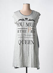 Robe courte gris REDSOUL pour femme seconde vue