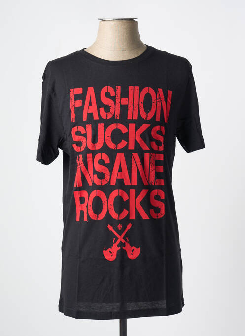 T-shirt noir INSANE pour homme
