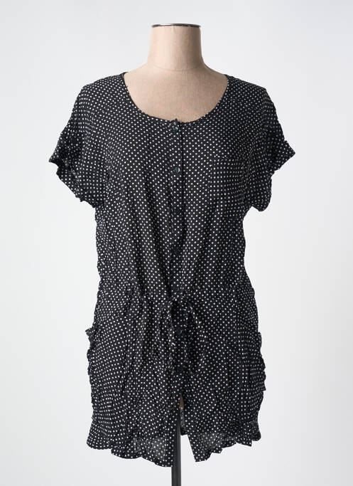 Tunique manches courtes noir REDSOUL pour femme