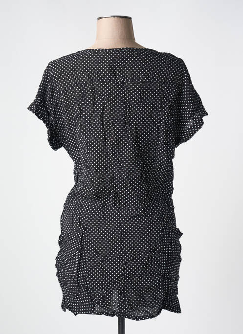 Tunique manches courtes noir REDSOUL pour femme