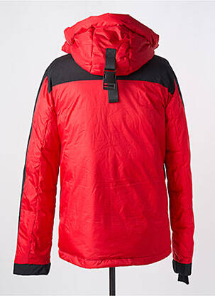 Doudoune poches a capuche rouge REDSKINS homme