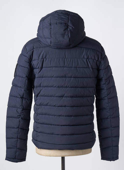 Doudoune manches longues a capuche bleu REDSKINS homme