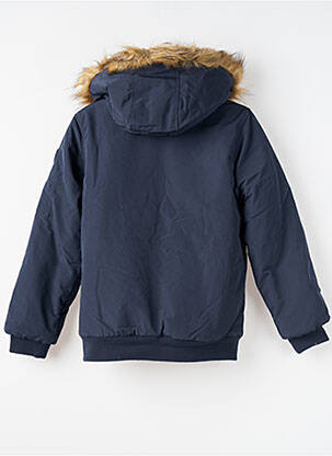Parka poches a capuche bleu REDSKINS garçon