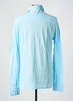 Polo manches longues manches longues bleu LES GARCONS FACILES homme