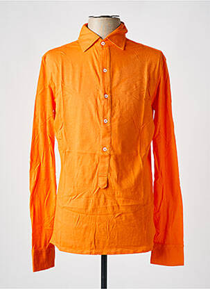Polo manches longues manches longues orange LES GARCONS FACILES homme