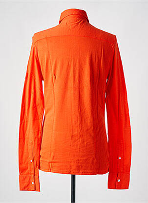 Polo manches longues manches longues orange fonce LES GARCONS FACILES homme