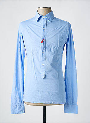Polo manches longues manches longues bleu fonce LES GARCONS FACILES homme