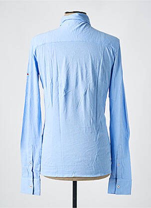 Polo manches longues manches longues bleu fonce LES GARCONS FACILES homme