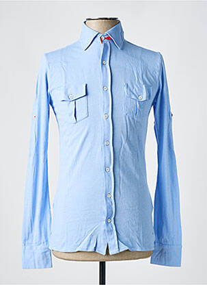 Chemise manches longues poches bleu clair LES GARCONS FACILES homme