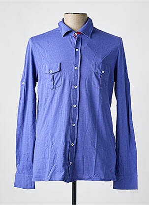 Chemise manches longues poches violet LES GARCONS FACILES homme