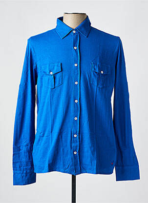 Chemise manches longues poches bleu LES GARCONS FACILES homme