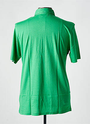 Polo tissage jersey manches courtes vert LES GARCONS FACILES homme