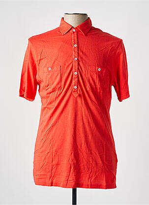 Polo tissage jersey manches courtes orange LES GARCONS FACILES homme