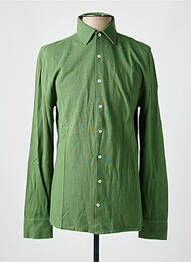 Chemise manches longues manches longues vert LES GARCONS FACILES homme