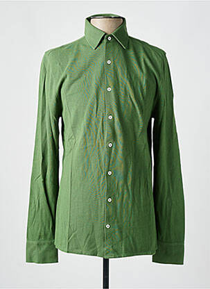 Chemise manches longues manches longues vert LES GARCONS FACILES homme
