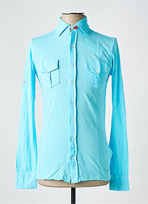 Chemise manches longues manches longues bleu LES GARCONS FACILES homme