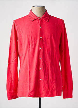Chemise manches longues rouge LES GARCONS FACILES pour homme