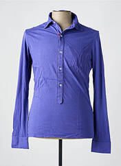 Polo violet LES GARCONS FACILES pour homme seconde vue
