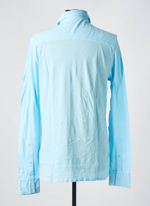 Polo manches longues manches longues bleu LES GARCONS FACILES homme