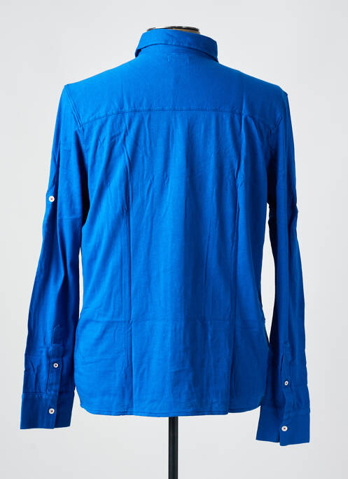 Chemise manches longues bleu LES GARCONS FACILES pour homme