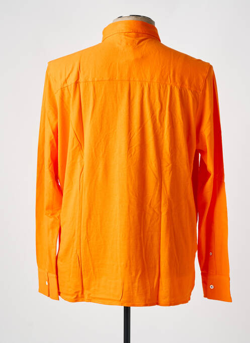 Chemise manches longues orange LES GARCONS FACILES pour homme