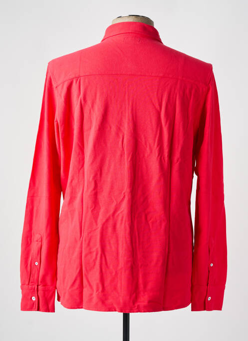 Chemise manches longues rouge LES GARCONS FACILES pour homme