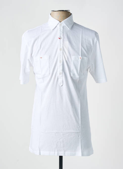 Polo blanc LES GARCONS FACILES pour homme