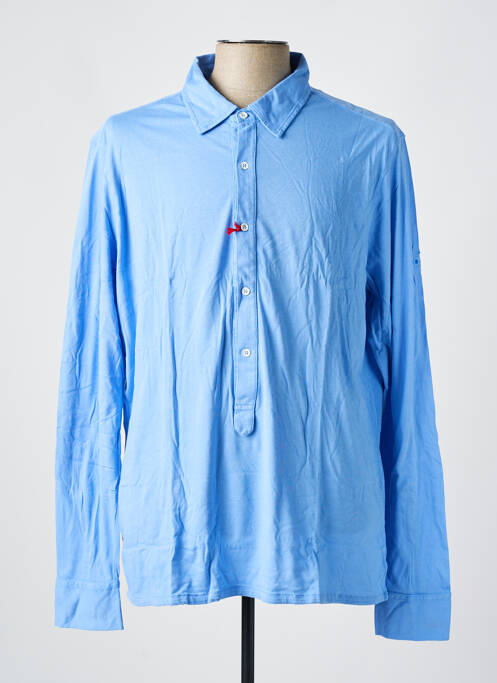 Polo bleu LES GARCONS FACILES pour homme