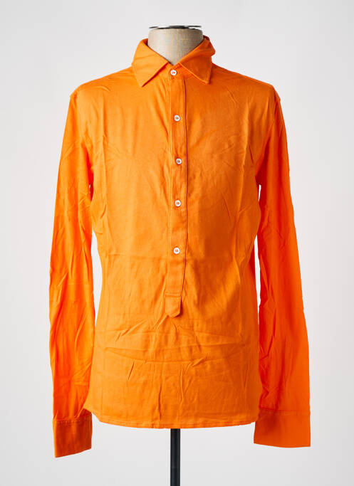 Polo orange LES GARCONS FACILES pour homme
