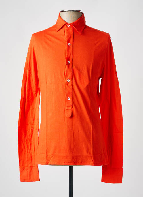 Polo orange fonce LES GARCONS FACILES pour homme