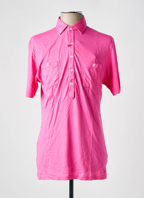 Polo rose LES GARCONS FACILES pour homme