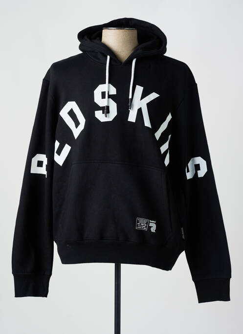 Sweat-shirt à capuche noir REDSKINS pour homme