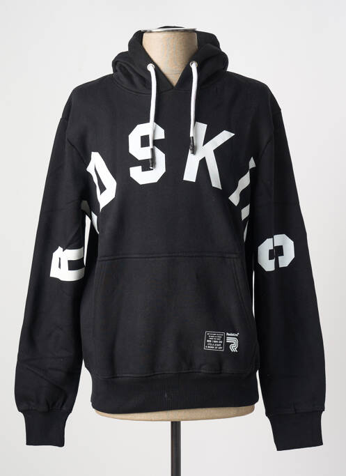 Sweat-shirt à capuche tissage jersey manches longues noir REDSKINS homme